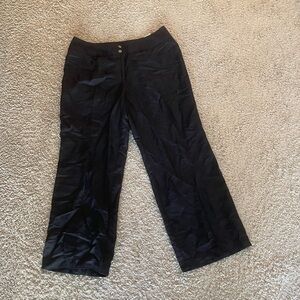 East 5th Black Wide-Leg Dress Pants